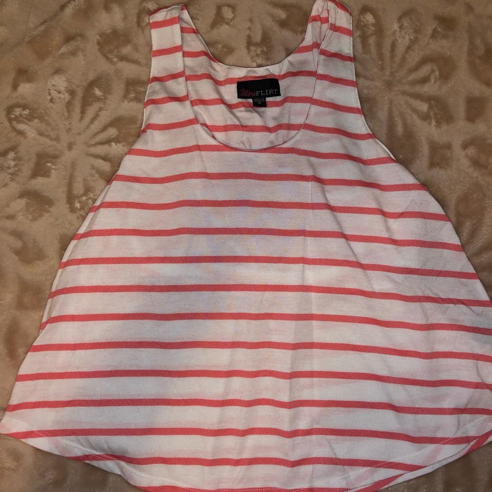 Ultra flirt crop tank top